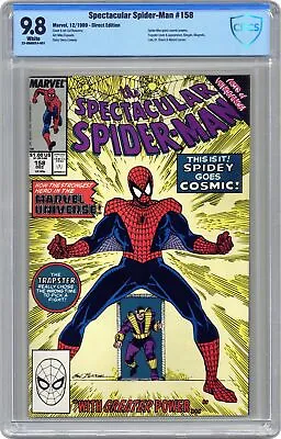 Buy Spectacular Spider-Man Peter Parker #158D CBCS 9.8 1989 22-0969EE4-001 • 87.07£