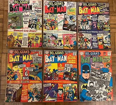 Buy 6 X BATMAN 80 PAGE GIANTS # 5, 176, 182, 185, 187, 198 G+ Condition. • 54.99£