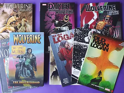 Buy Wolverine/ Old Man Logan - 8 Marvel Hard & Softback Graphic Novels • 25£