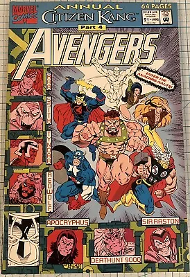 Buy Avengers Annual #21 NM 1st Appearance Victor Timely & Anachronauts 1992 Marvel • 11.82£