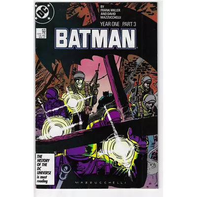 Buy Batman #406 Year One Miller & Mazzuchelli • 18.89£