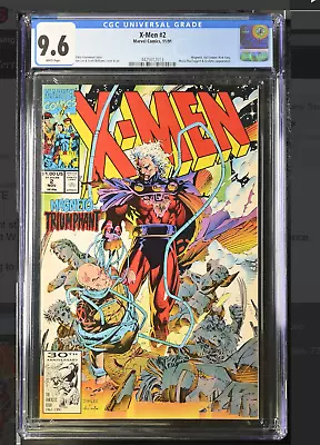 Buy 🔑🔥X-Men #2 CGC 9.6 Marvel White Pages X-Men 97 Magneto Jim Lee 🔑💎 • 31.49£