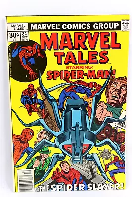 Buy Marvel Tales #84 Spider Slayer Spider-Man #105 Reprint 1977 Marvel Comics F/F+ • 2.36£