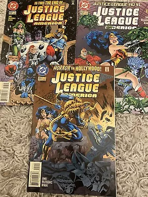 Buy JUSTICE LEAGUE AMERICA 111 112 113 Lot Of 3 Final Issue Run DC 1996 NM • 14.95£