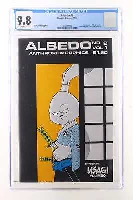 Buy Albedo #2 - Thoughts Images 1984 CGC 9.8 1st App Of Usagi Yojimbo HIGHEST GRADE • 39,831.91£
