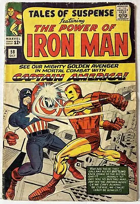 Buy Tales Of Suspense #58 (Marvel 1964)  JACK KIRBY 1st Captain America, Iron Man • 31.97£