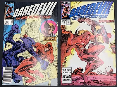 Buy DAREDEVIL #248 & 249 (1987) Marvel W/ WOLVERINE & 1st Appearance Of BUSHWACKER • 17.66£