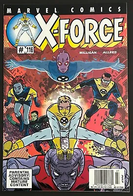 Buy 2001 Marvel X-force #116 Key 1st App Of X-statix Newsstand Edition - See Video • 27.98£