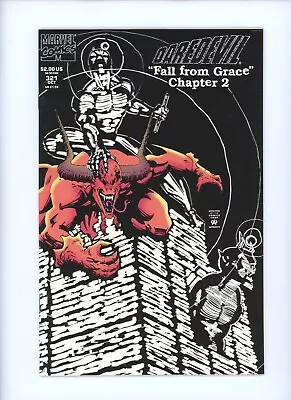 Buy 1993 Marvel,  Daredevil  # 321, Key, Glow-in-Dark Wrap Round Cover, VF/NM, BX97 • 7.06£