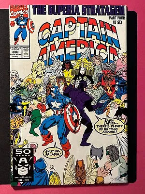 Buy Captain America  390  Superia Stratagen Marvel Comics 1991 • 1.39£