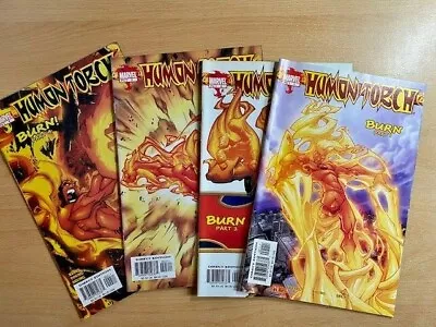 Buy HUMAN TORCH, 2003 SERIES Issues 1-4 :  BURN  • 9.99£