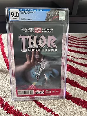 Buy Thor God Of Thunder #6 Hot Key CGC 9.0 VF/NM Origin Gorr 1st Knull • 63.07£