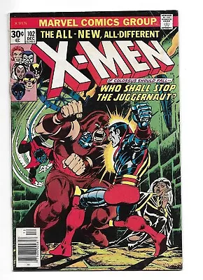 Buy Uncanny X-Men #102, FN+ 6.5, Wolverine, Juggernaut, Storm, Black Tom • 66.36£