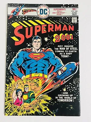 Buy Superman #300, DC, 1976, Superman 2001, Origin Retold VFNM BEAUTY • 9.46£