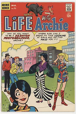 Buy Life With Archie 71 Archie 1968 FR GD Betty Veronica Leopard Bikini Swimsuit Mod • 2.65£