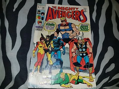 Buy Marvel The Mighty Avengers #68 Vision Black Panther Ultron_6 September 1969 • 12.99£