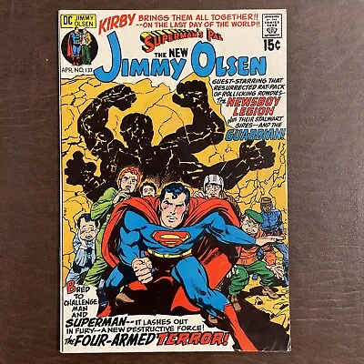 Buy 1971 DC Superman's Pal Jimmy Olsen #137 Jack Kirby Art Newsboy Legion Guardian • 8£