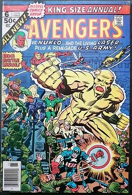 Buy Marvel Comics Avengers King-Size Annual #6 1976, George Perez Art VFN • 6£
