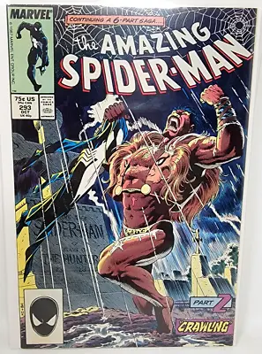 Buy Amazing Spider-man #293 Kraven As Spider 1st Appearance *1987* 9.0 • 26.01£