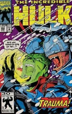 Buy Incredible Hulk (1962) # 394 (7.0-FVF) 1st Appearance Trauma 1992 • 3.15£