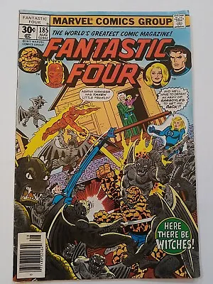 Buy FANTASTIC FOUR #185 Aug 1977 1ST APPEARANCE NICHOLAS SCRATCH AGATHA HARKNESS • 16.06£