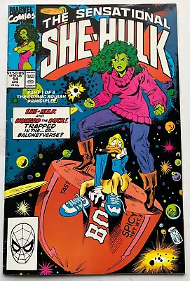 Buy =The Sensational SHE-HULK=#14 VF 1990 Marvel Comics Howard Disney+ • 0.99£