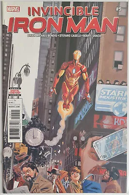 Buy Invincible Iron Man #9 Of 11 - Vol. 3 (09/2017) VF - Marvel • 14.85£
