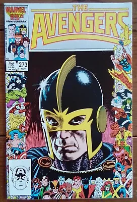 Buy The Avengers 273, Black Knight Cover, Marvel Comics, November 1986, Vf • 12.99£