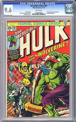 Buy Incredible Hulk #181 CGC 9.6 • 41,050.39£