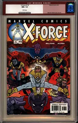 Buy X-force #116 Cgc 9.6 Mike Allred Cover Old Cgc Red Modern Label Marvel • 128.47£