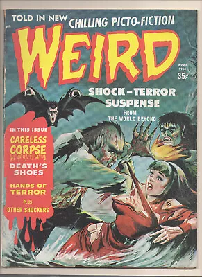 Buy Weird V2 N6 Apr 1968 Eerie Publications Horror Comic Book • 12.95£