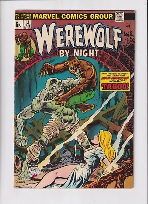 Buy Werewolf By Night (1972) #  13 UK Price (4.0-VG) (1384851) 1st Topaz 1974 • 27£