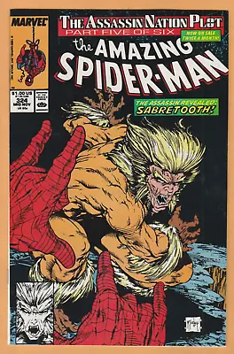 Buy Amazing Spider-Man #324 - McFarlane - The Assassin Nation Plot - NM • 6.29£