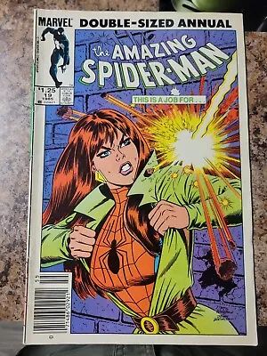 Buy Amazing Spider-Man Double-Sized Annual #19 (1985) 1st App. Of Alistaire Smythe • 7.19£