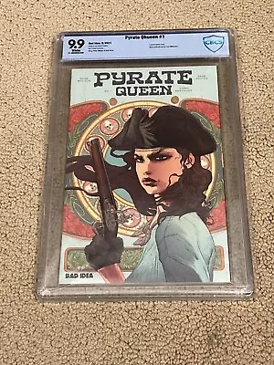 Buy Pyrate Queen 1 CBCS 9.9 White Pages (Hot Cover)-not CGC- Typo On CBCS Label • 158.11£