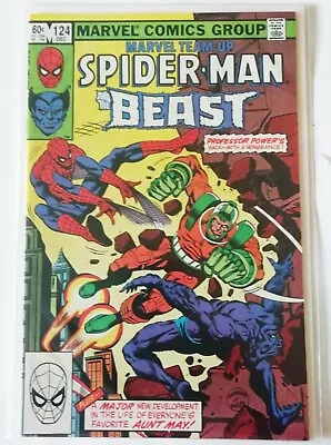 Buy Marvel Team Up / Spiderman / Beast  Marvel Comics #124  Dec.1982 High Grade 9.8. • 5.99£