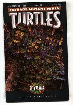 Buy TEENAGE MUTANT NINJA TURTLES #50 -- 1992 -- Comic Book -- Mirage -- NM- • 26.54£