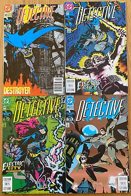 Buy Detective Comics Lot Of 4 #641 Destroyer 1st App #645 #646 #648 W/ Cluemaster NM • 3.14£