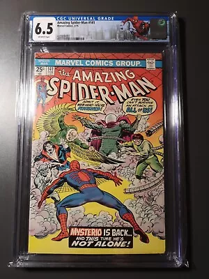 Buy Amazing Spiderman #141 , CGC 6.5, 1st Danny Berkhart As Mysterio • 200£