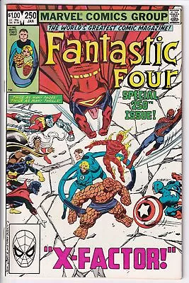 Buy Marvel Fantastic Four Series 1 Giant-Sized Issue 250 Comic Book 1983  X-Factor!  • 14.24£