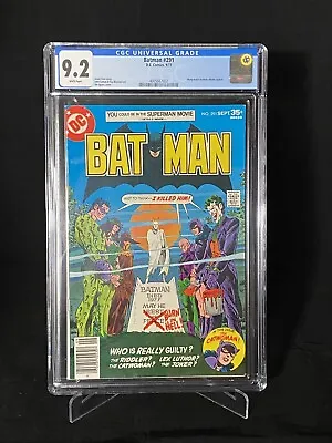 Buy Batman #291 Dc Comics September 1977 Cgc 9.2 Near Mint The Catwoman White Pages • 166.23£