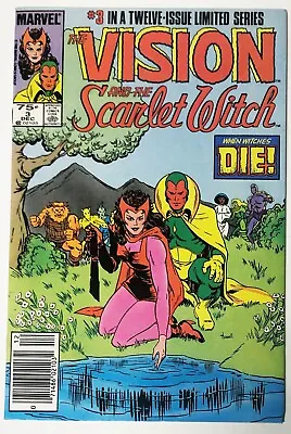 Buy VISION AND SCARLET WITCH #3 (Marvel Comics 1985) AGATHA HARKNESS Dies (FN/VF) • 13.78£