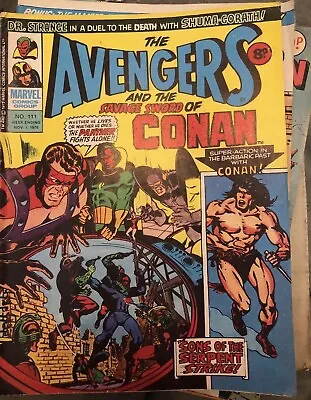 Buy The Avengers & The Savage Sword Of Conan Issue #111 • 3.50£
