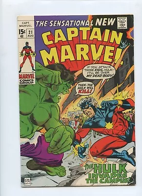 Buy Captain Marvel #21 1970 (FN+ 6.5) • 17.59£