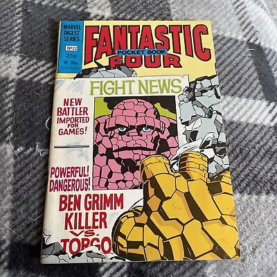 Buy Fantastic Four 91 &92 Marvel The Thing Enslaved, Skrulls! Uk Pocket Book 22 • 6£