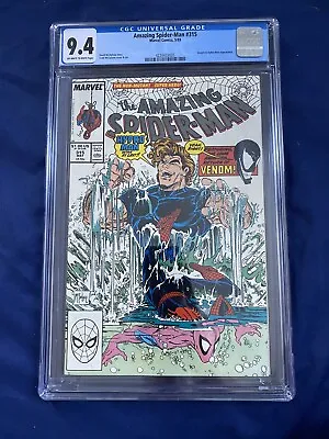 Buy Amazing Spider-Man #315 CGC 9.4 Venom & Hydroman  Marvel Todd McFarlane Art • 59.14£