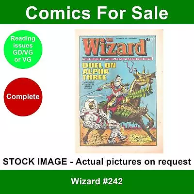 Buy Wizard #242 Comic - 28 September 1974 GD/VG DC Thomson • 2.99£