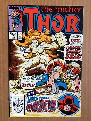 Buy The Mighty Thor #392 1st Quicksand Marvel Comics 1988 • 5.99£