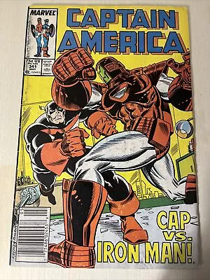 Buy Captain America #341 (05/88, Marvel) 1st Battlestar, Rock Python, Boomslag! • 3.13£