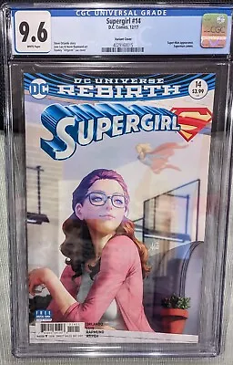 Buy Supergirl #14 CGC 9.6 / Artgerm Cover / 2017 • 27.08£